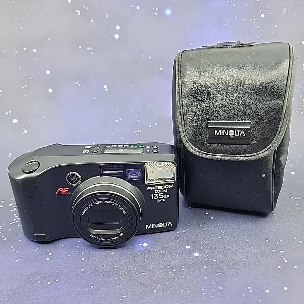 Minolta Freedom Memory Kit ZOOM 135EX With Soft Case - For Parts/Repair READ